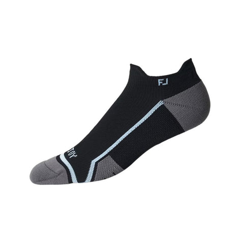 FootJoy Women's TechD.R.Y. Roll Tab Sock - Black