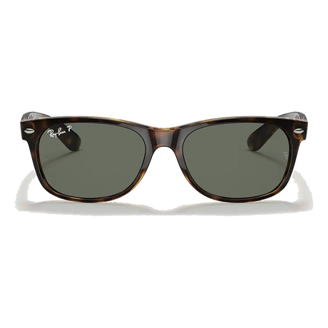 Ray-Ban New Wayfarer - Tortoise/Polarized Green Solid