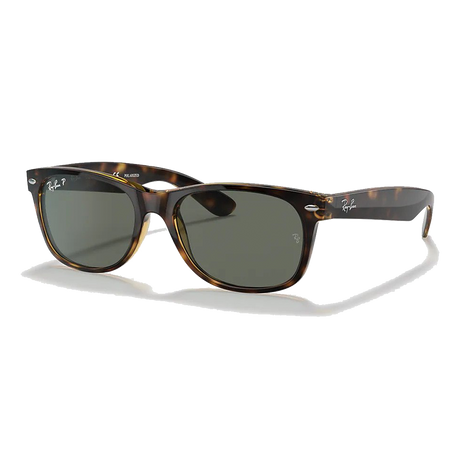 Ray-Ban New Wayfarer - Tortoise/Polarized Green Solid