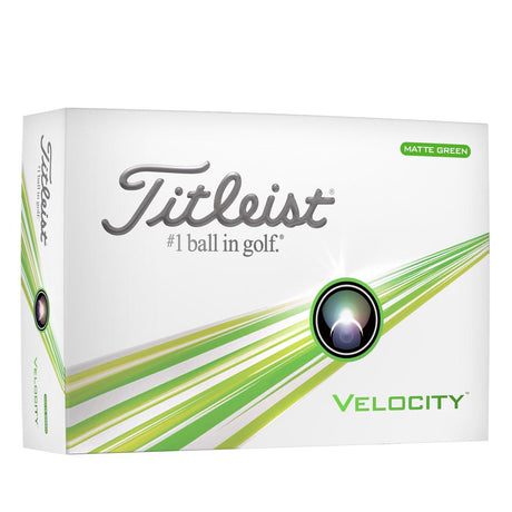 Velocity Double Digit Golf Balls - Matte Green - 2024